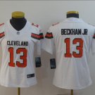Women's Odell Beckham Jr #13 Browns Limited Player Jersey White