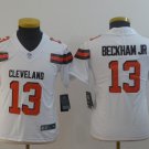 Youth Odell Beckham Jr #13 Browns Limited Player Jersey White