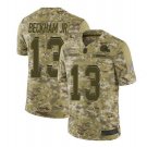 Men's Odell Beckham Jr #13 Browns Salute to Service Limited Player Jersey Camo