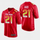 Men's Denzel Ward #21 Browns AFC 2019 Pro Bowl Game Jersey Red