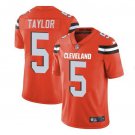 Men's Tyrod Taylor #5 Browns Limited Player Jersey Orange