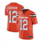 Men's Josh Gordon #12 Browns Limited Player Jersey Orange