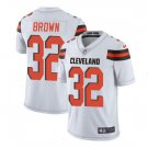 Men's Jim Brown #32 Browns Limited Player Jersey White
