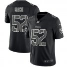 Men's Khalil Mack #52 Raiders Limited Player Jersey Black Hyphenation