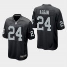 Men's Johnathan Abram #24 Raiders Game Player Jersey Black