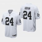 Men's Johnathan Abram #24 Raiders Game Player Jersey White