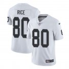 Men's Jerry Rice #80 Raiders Limited Player Jersey White
