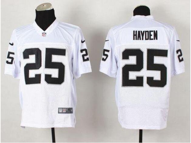 Men's Hayden #25 Raiders Limited Player Jersey White