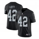 Men's Ronnie Lott #42 Raiders Limited Player Jersey Black