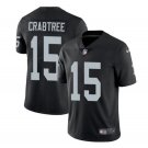 Men's Michael Crabtree #15 Raiders Limited Player Jersey Black