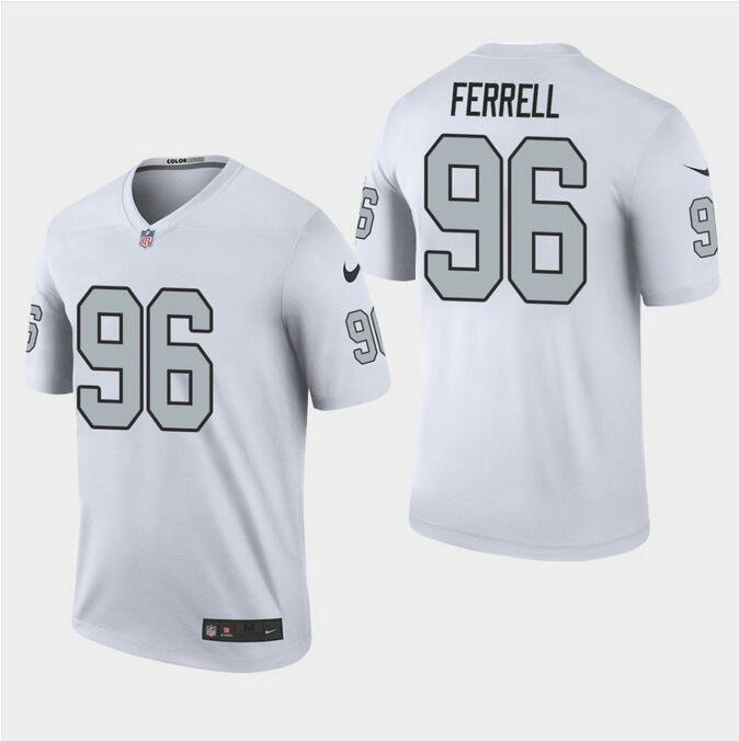 Men's Clelin Ferrell #96 Raiders 2019 Rush Legend Player Jersey White