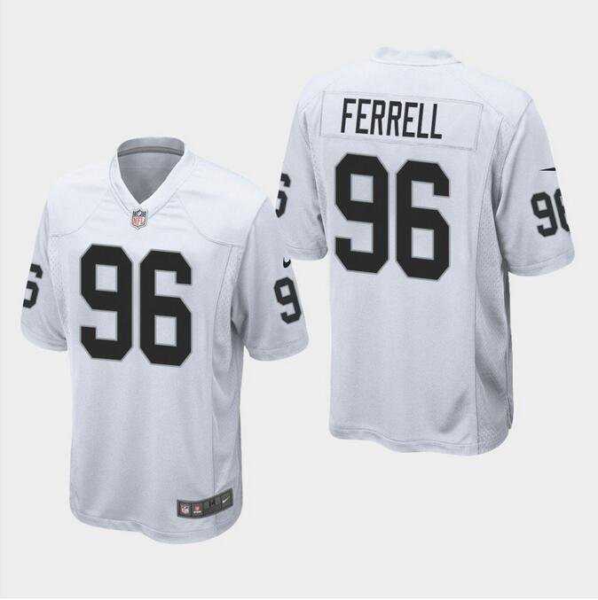 Men's Clelin Ferrell #96 Raiders Game Player Jersey White