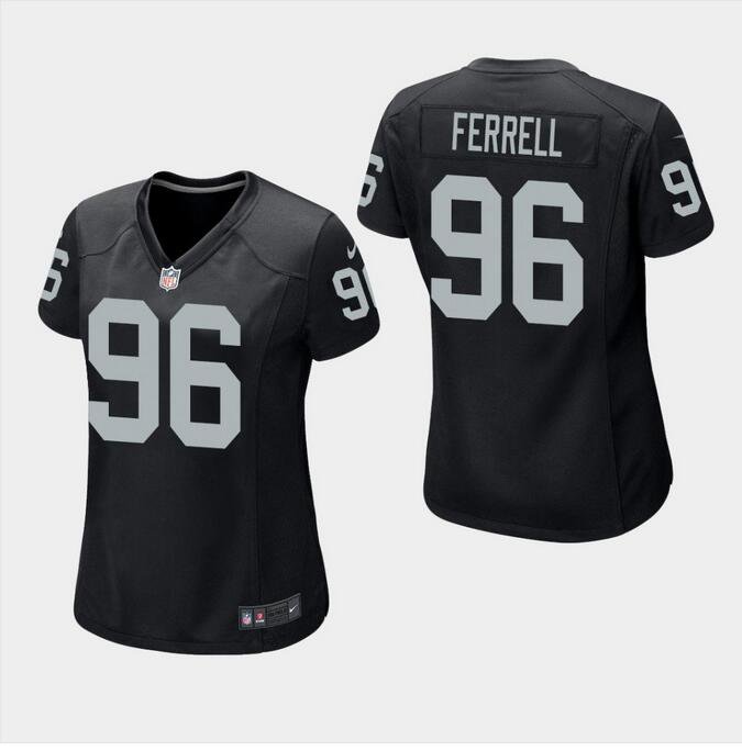 Women's Clelin Ferrell #96 Raiders Game Player Jersey Black