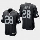 Men's Josh Jacobs #28 Raiders Game Player Jersey Black