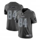 Men's Antonio Brown #84 Raiders Static Limited Player Jersey Gray