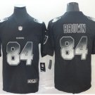 Men's Antonio Brown #84 Raiders 2019 Limited Player Jersey Black Smoke Fashion