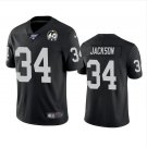 Men's Bo Jackson #34 Raiders 60th Anniversary Limited Player Jersey Black