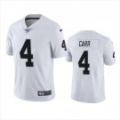 Men's Derek Carr #4 Raiders 100th Season Limited Player Jersey White