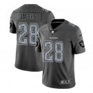 Men's Josh Jacobs #28 Raiders Static Limited Player Jersey Gray