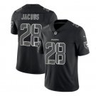 Men's Josh Jacobs #28 Raiders Limited Player Jersey Black Hyphenation