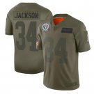 Men's Bo Jackson #34 Raiders 2019 Salute to Service Limited Player Jersey Camo