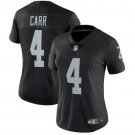 Women's Derek Carr #4 Raiders Limited Player Jersey Black