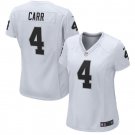 Women's Derek Carr #4 Raiders Limited Player Jersey White