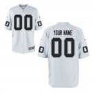 Custom Men's Raiders Limited Jersey White