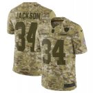 Men's Bo Jackson #34 Raiders Salute to Service Limited Player Jersey Camo