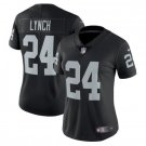 Women's Marshawn Lynch #24 Raiders Limited Player Jersey Black