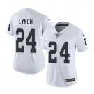 Women's Marshawn Lynch #24 Raiders Limited Player Jersey White