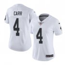 Women's Derek Carr #4 Raiders Limited Player Jersey White