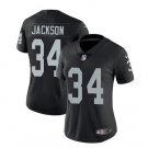 Women's Bo Jackson #34 Raiders Limited Player Jersey Black