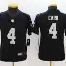 Youth Derek Carr #4 Raiders Limited Player Jersey Black