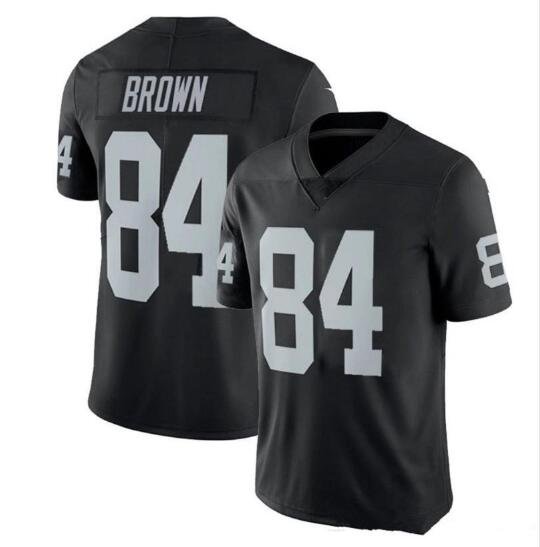 Men's Antonio Brown #84 Raiders Limited Player Jersey Black