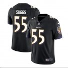 Men's Terrell Suggs #55 Ravens Limited Player Jersey Black