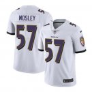 Men's C.J. Mosley #57 Ravens Limited Player Jersey White