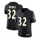 Men's Eric Weddle #32 Ravens Limited Player Jersey Black