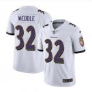 Men's Eric Weddle #32 Ravens Limited Player Jersey White