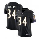 Men's Alex Collins #34 Ravens Limited Player Jersey Black