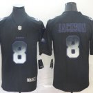 Men's Lamar Jackson #8 Ravens 2019 Limited Player Jersey Black Smoke Fashion