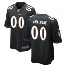Custom Men's Ravens Limited Player Jersey Black