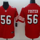 Men's Reuben Foster #56 49ers Color Rush Limited Player Jersey Red
