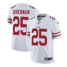 Men's Richard Sherman #25 49ers Limited Player Jersey White