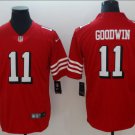 Men's Marquise Goodwin #11 49ers Color Rush Limited Player Jersey Red