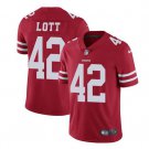 Men's Ronnie Lott #42 49ers Limited Player Jersey Red