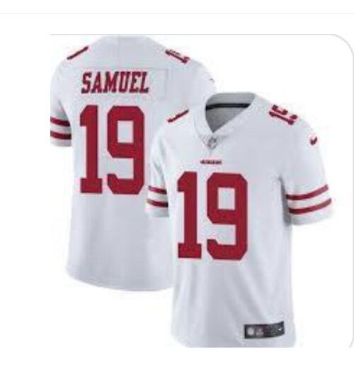 Men's Deebo Samuel #19 49ers Limited Player Jersey White
