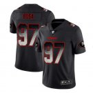 Men's Nick Bosa #97 49ers Limited Player Jersey Black Smoke Fashion