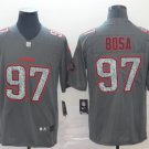 Men's Nick Bosa #97 49ers Static Limited Player Jersey Gray