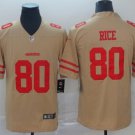 Men's Jerry Rice #80 49ers Inverted Legend Limited Player Jersey Gold